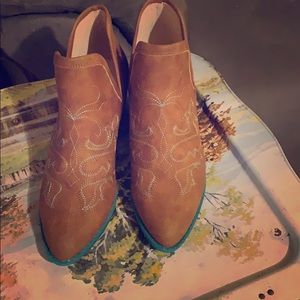 Western boho booties